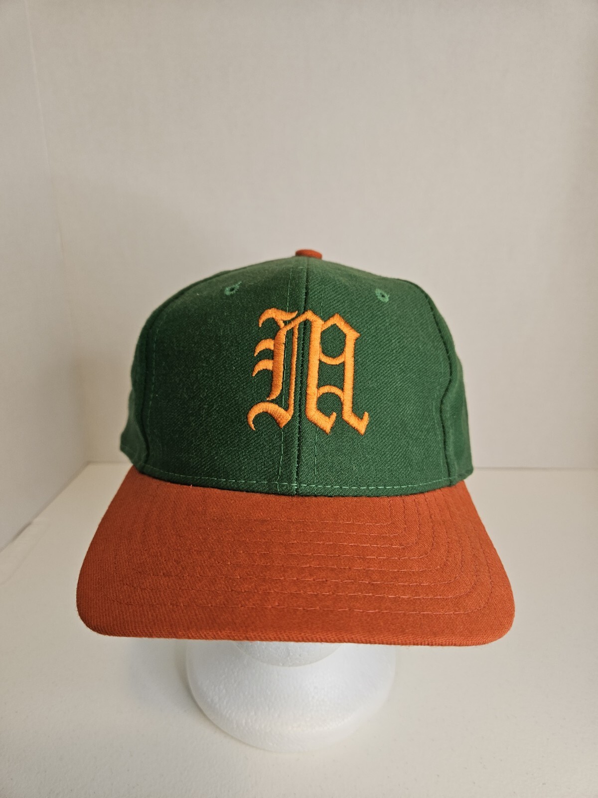 Vintage Miami Hurricanes Script M Top Of The World Fitted Hat Size 7 1/4