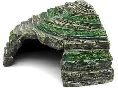 Terrarium Decor Reptile Hide Reptile Hides and Caves Aquarium Tank Accessories D