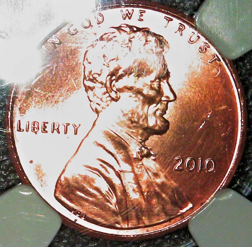 2010 P Lincoln Cent Union Shield NGC MS66 RD First Day of Issue BU Unc 1c - Picture 2 of 4