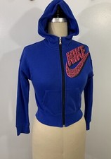 Nike Hoodie Zip Jacket Crop Small