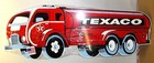 Awesome Texaco Tanker Truck, Die-Cut Heavy Steel Sign, Porcelain Look & Feel — photo 1