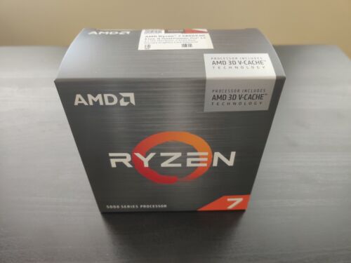 NEW AMD Ryzen 7 5800X3D (4.5GHz Boost, 8 Core / 16 Thread, AM4) - Factory Sealed - Afbeelding 1 van 3