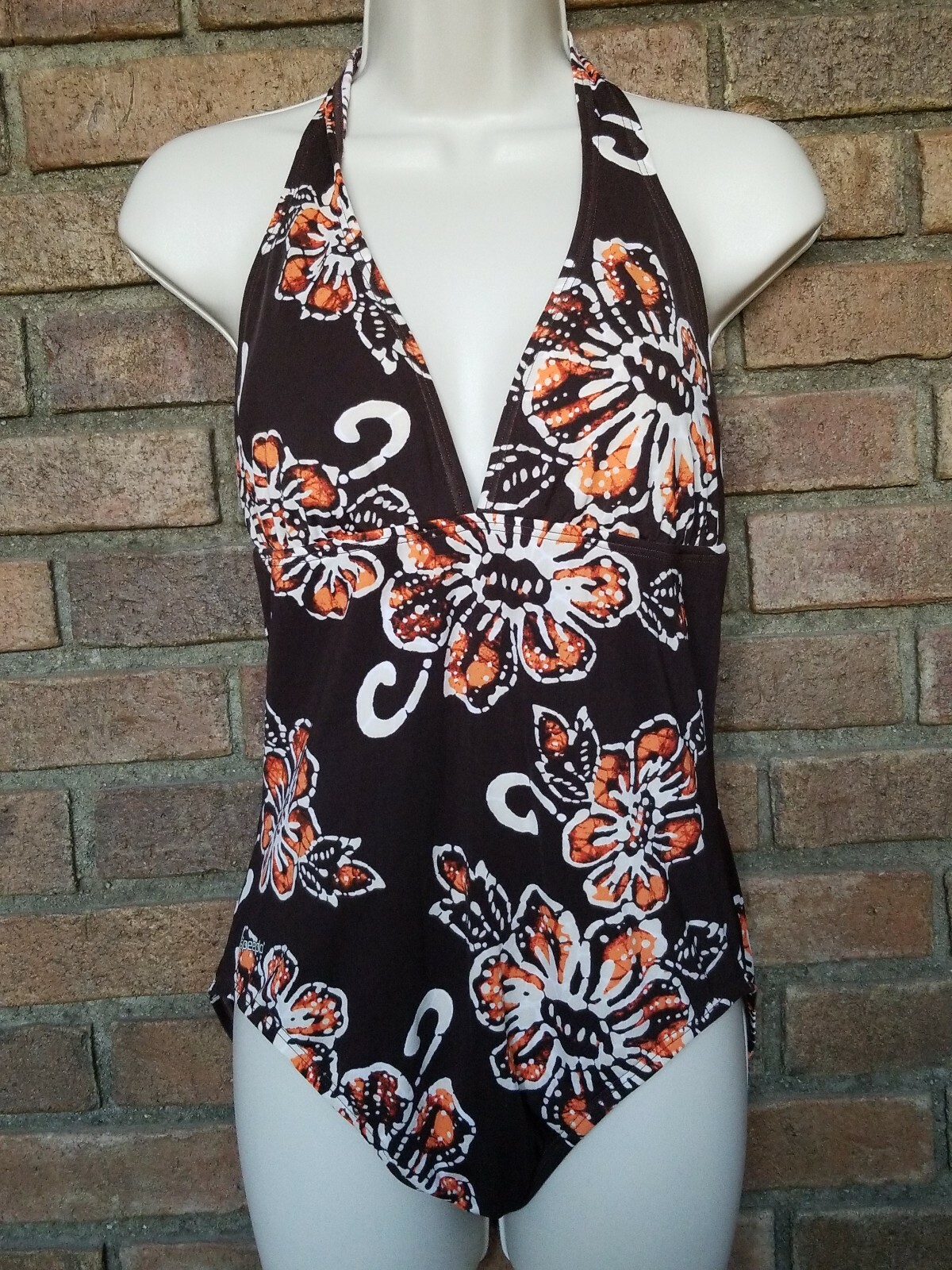 brown speedo swimsuit