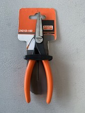 Image of Bahco 2421D – 160 Flat Nose Pliers PVC coated handles