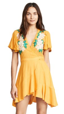 lillian embroidered cocktail dress Cream Embroidered Floral Puff Sleeve Midi Dress – PinkBlush main image 0