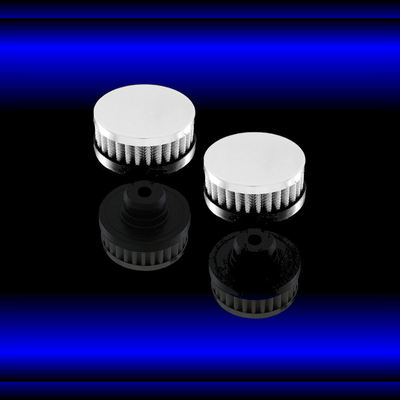 Valve Cover Breathers 2 Inch For Mopar 318 340 360 383 440 Chrome Set of Two