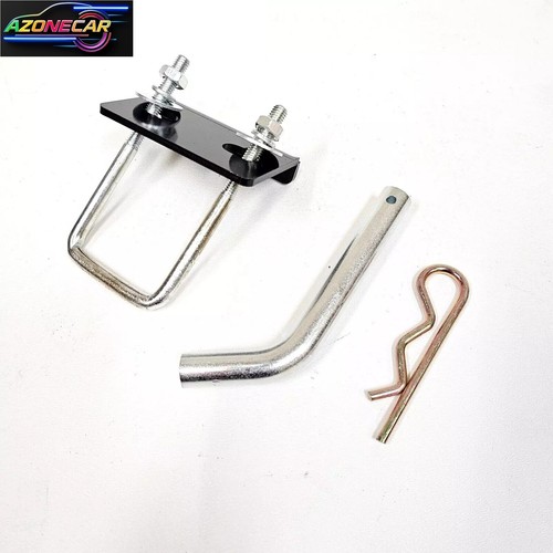 2" Heavy Duty Steel Tow Hitch Receiver Step Bar Guard 30x3" Black Trailer Towing - Foto 16 di 20