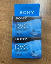 Sony DVM60PRL Mini Video Tape - 2 pack - New Sealed