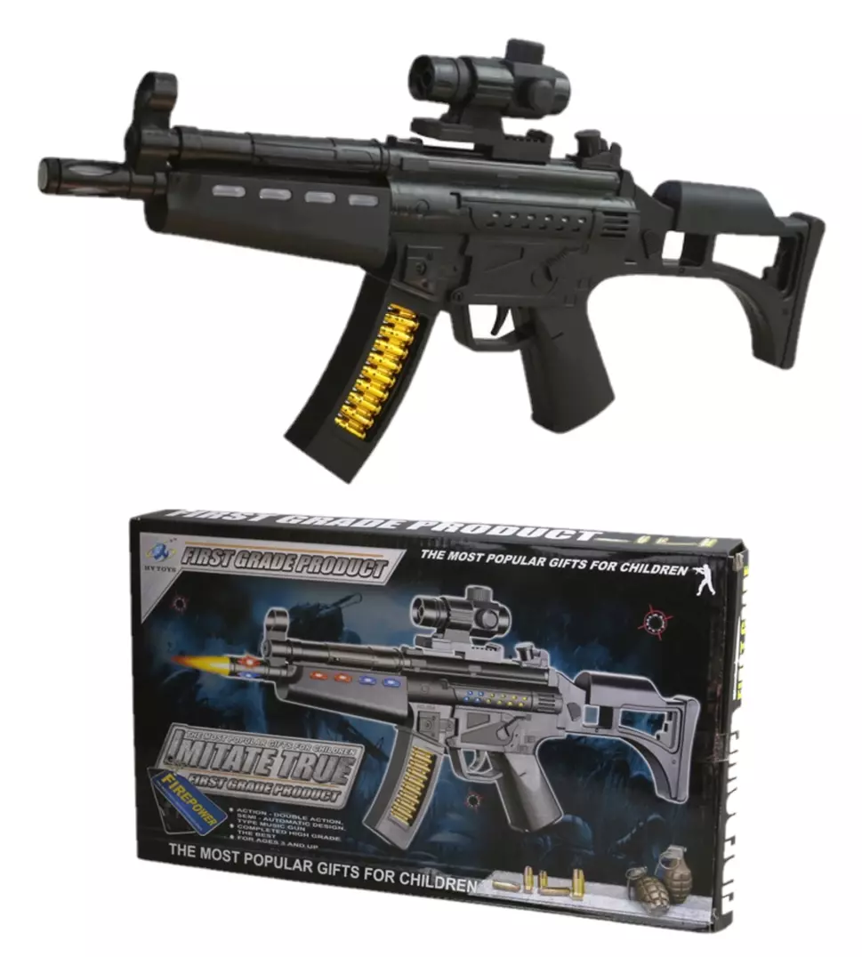 Black machine gun toy new arrivals