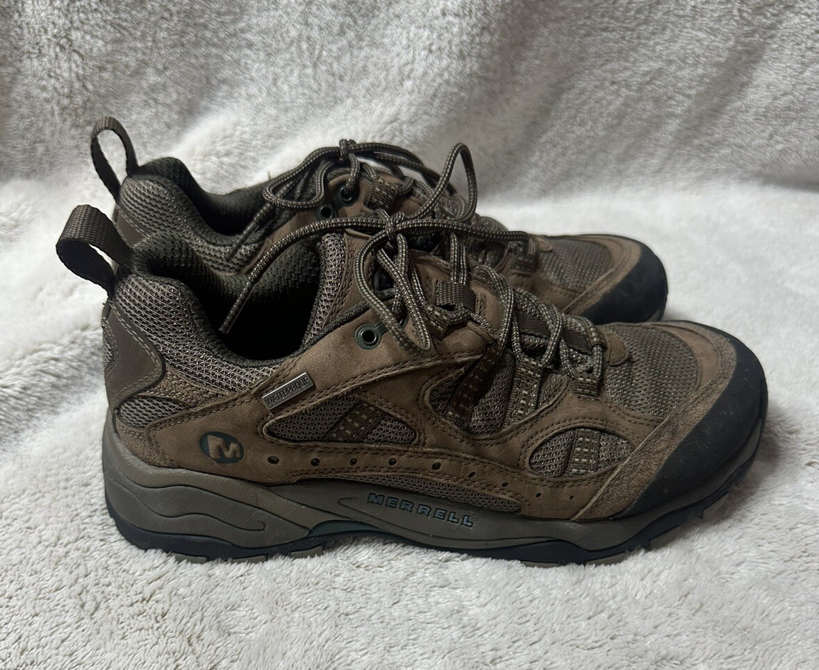 Merrell scarpe da trekking trail ventilatore Moab Pandora da donna marroni #J88316 taglia 7 5