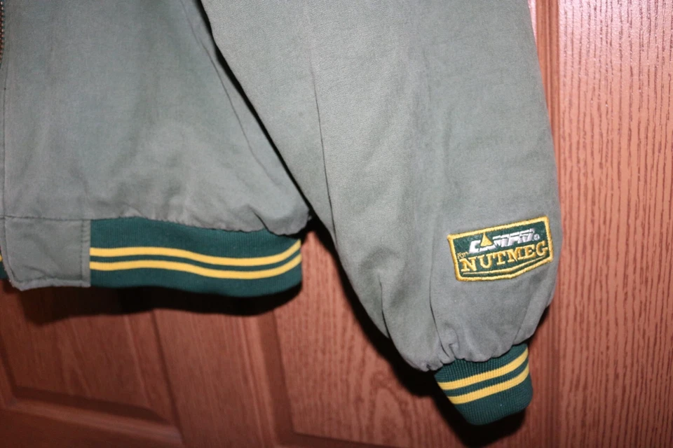 Jaqueta masculina RARA Noz-moscada por Campri Green Bay Packers Sterling Sharpe tamanho médio - Imagem 3 de 4