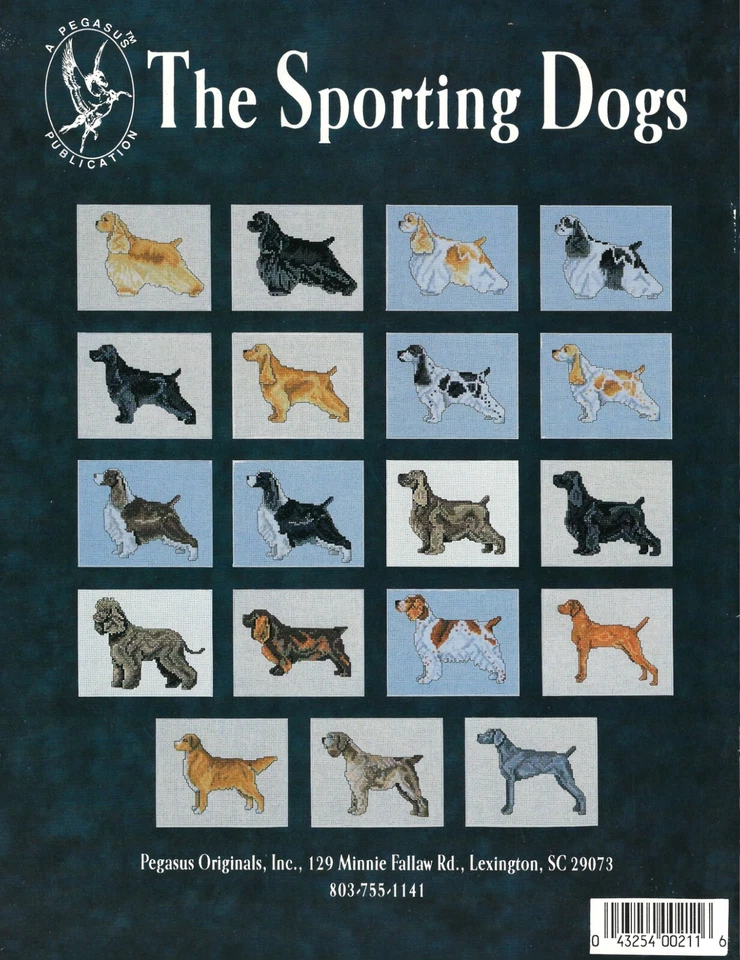 The Sporting Dogs cross sticth design book by Stephanie Hedgepath - Image 2 of 2