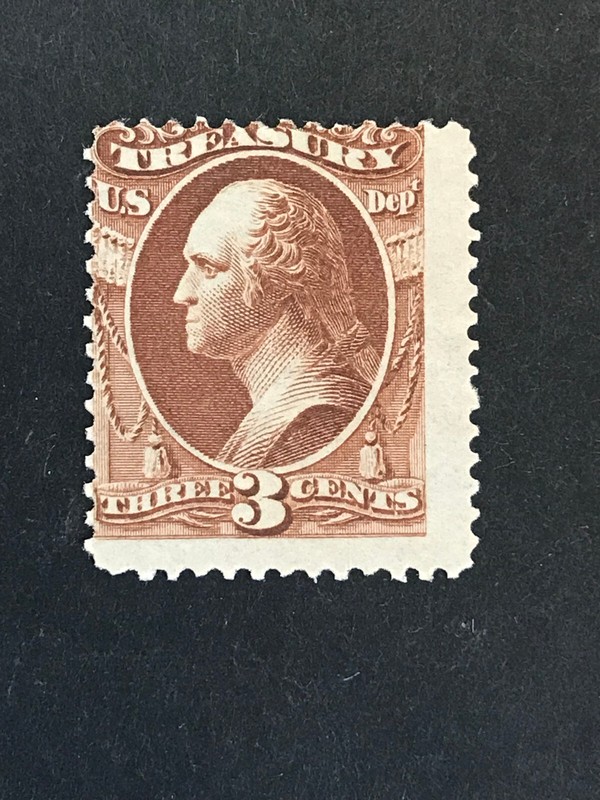 SCOTT OFFICIAL #O74 O/G MNH  MH CAT $230