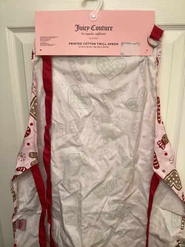 Grembiule pan di zenzero rosa Juicy Couture nuovo con etichette RARO e DIFFICILE DA TROVARE - Foto 2 di 2