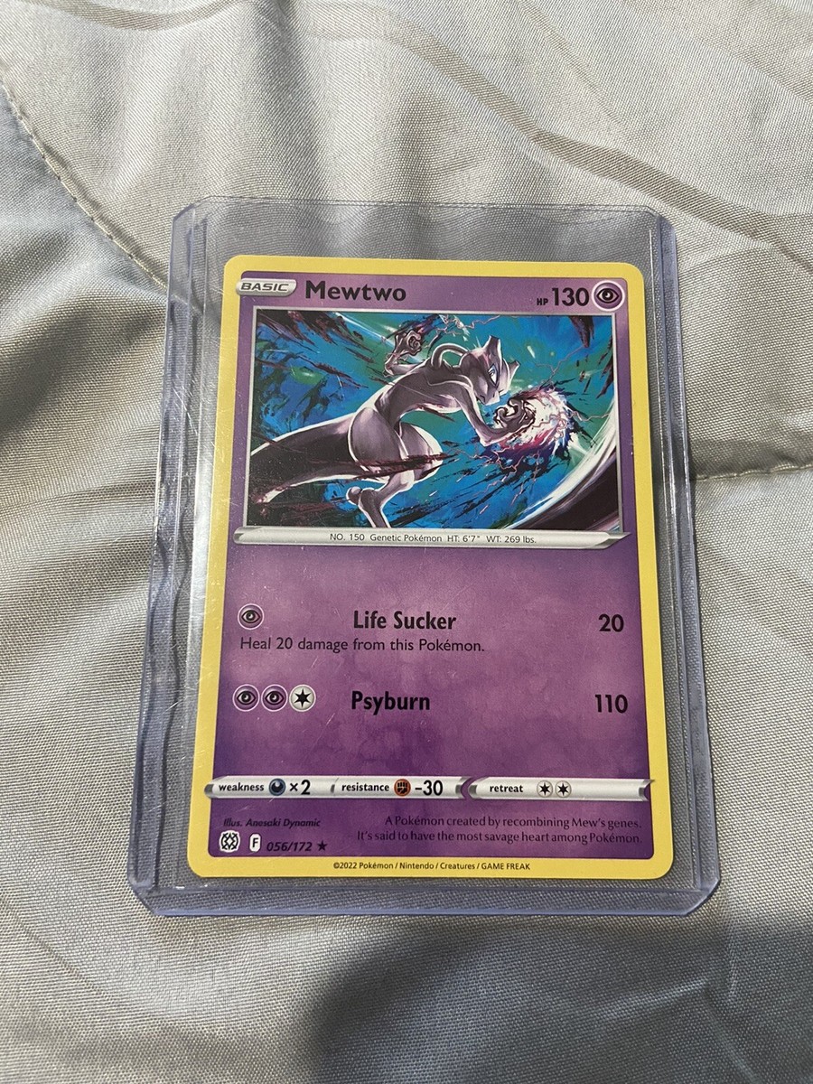 mewtwo pokemon card 56/172 - 056/172 - Rare 30 Retreat Cost Pokemon Mewtwo 056/172 Brilliant Stars