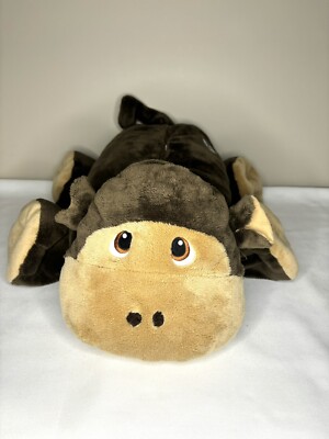 Stuffies 'Scout The Monkey' Plush a  7 Pocket Storage Pillow