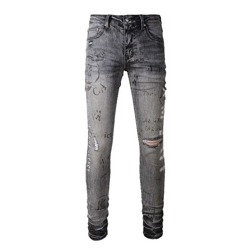 Born Fly Jeans Mens 40 Blue Denim Hip-Hop Streetwear Grunge 