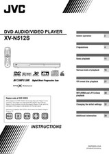 JVC XV-N512S DVD Player Owners Instruction Manual Reprint