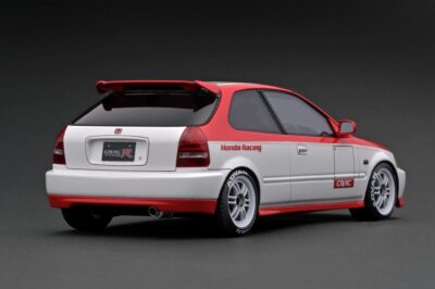 ignition model 1/18 Honda Civic (EK9) Type R White/Red Resin