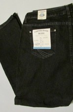 New Women's Size 18 Short Modern Fit Straight Black Jeans By Canyon River Blues