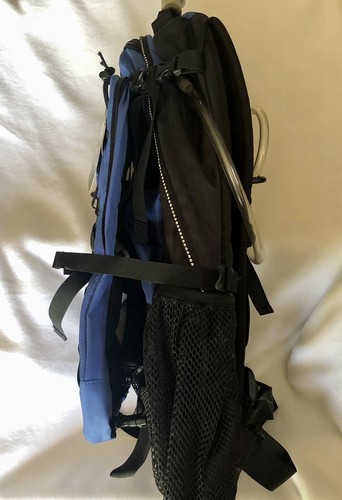 NEW Eddie Bauer Blue Internal Frame Hydration Hiking Backpack Padded Raincover - Picture 16 of 21