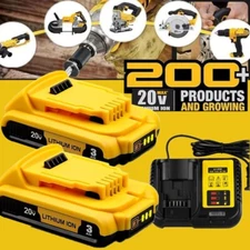 20V Replacement for DEWALT 20Volt MAX Lithium-ion Battery DCB200 DCB203 /Charger