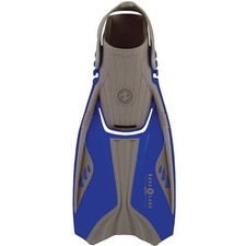 Aqua Lung Sport Tail Jr Kids Open Heel Fins, Blue/Grey, Jr Shoe Size 9-13