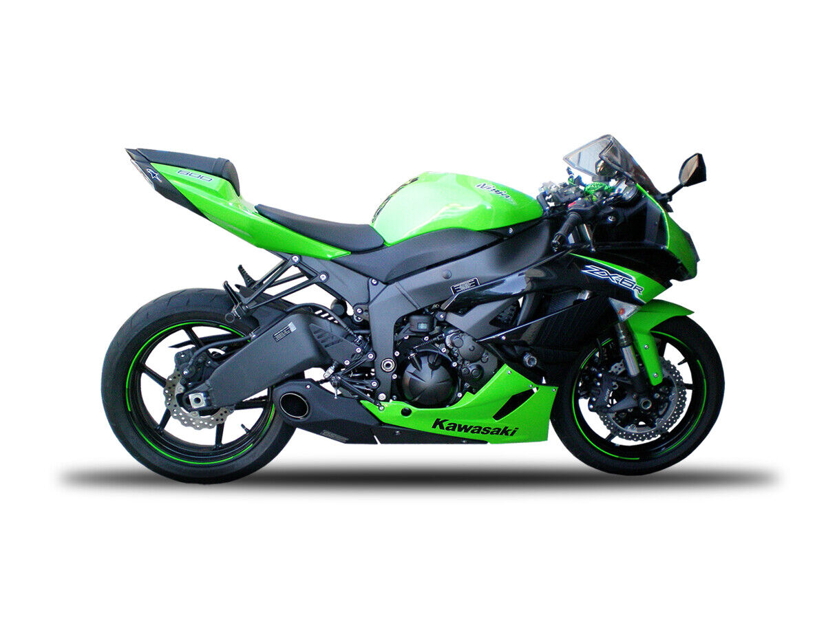 2009-12 Kawasaki Ninja ZX-6R ZX600 CS Racing Slip-on Exhaust 2009-12 Kawasaki Ninja ZX-6R ZX600 CS Racing Slip-on Exhaust