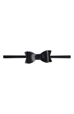 Baby Bling 165919 Faux Patent Leather Bow Tie Black Headband Size One Size