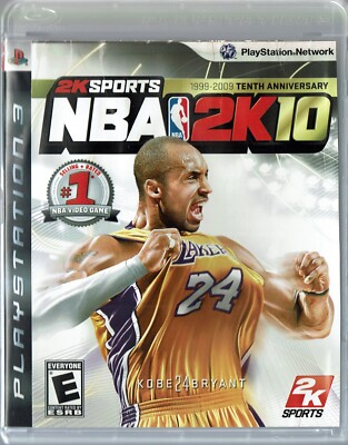 2KSport: NBA2k10 (PS3, Sony PlayStation 3) CIB/Manual 710425376382