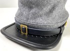 CIVIL WAR CSA CONFEDERATE INFANTRY GREY WOOL KEPI FORAGE CAP HAT-MEDIUM — photo 2