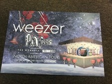 Weezer Pixies Wombats 2018 North American Tour Promo Poster 12"x18"