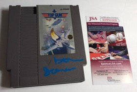 VAL KILMER Signed TOP GUN MAVERICK NES Game Cartridge Autograph JSA COA Cert