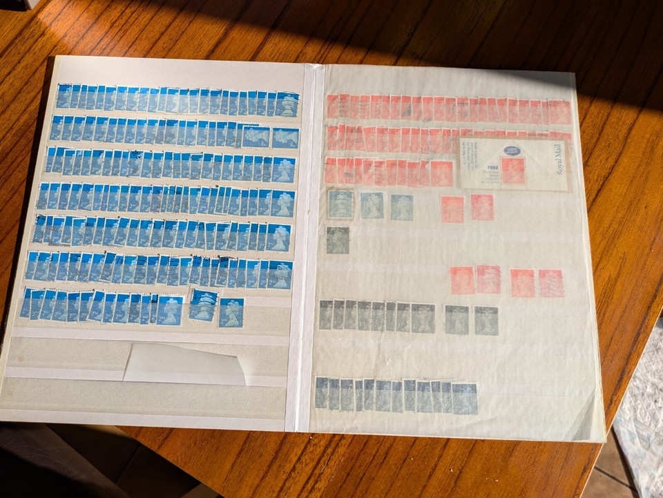 GB Definitive Mostly Used Stamp Collection in Stock Book eBay