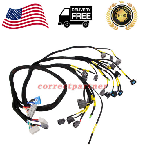 Tucked Engine Wiring Harness Replacement For Honda Civic Integra B16 B18 D16 - Bild 2 von 11