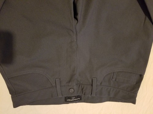 Banana Republic Dress Pants 31x30 Slim Black Slack Khaki Trouser Stretch 32x30 - Picture 4 of 7