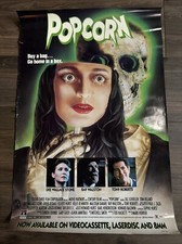 Popcorn Original One Sheet Movie Poster  1991 Video Advertisement Horror