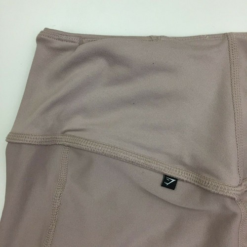 GYMSHARK hellmauve Netzeinsatz Po Naht Detail Leggings Hose Damengröße Small - Bild 12 von 12