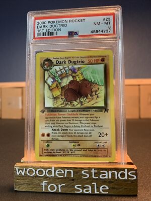 PSA 8 NM-MT Dark Dugtrio 23/82 1st Edition Team Rocket Set Rare Pokemon  Card | eBay