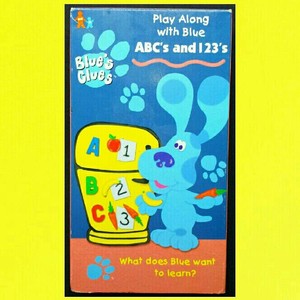 blues clues abcs and 123s nickelodeon jr letters numbers blues clues letter