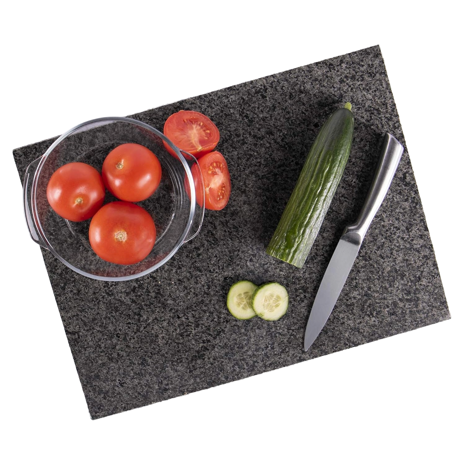 Granite Chopping Board Natural Worktop Saver Cutting Mat Meat Fish Vegetables
