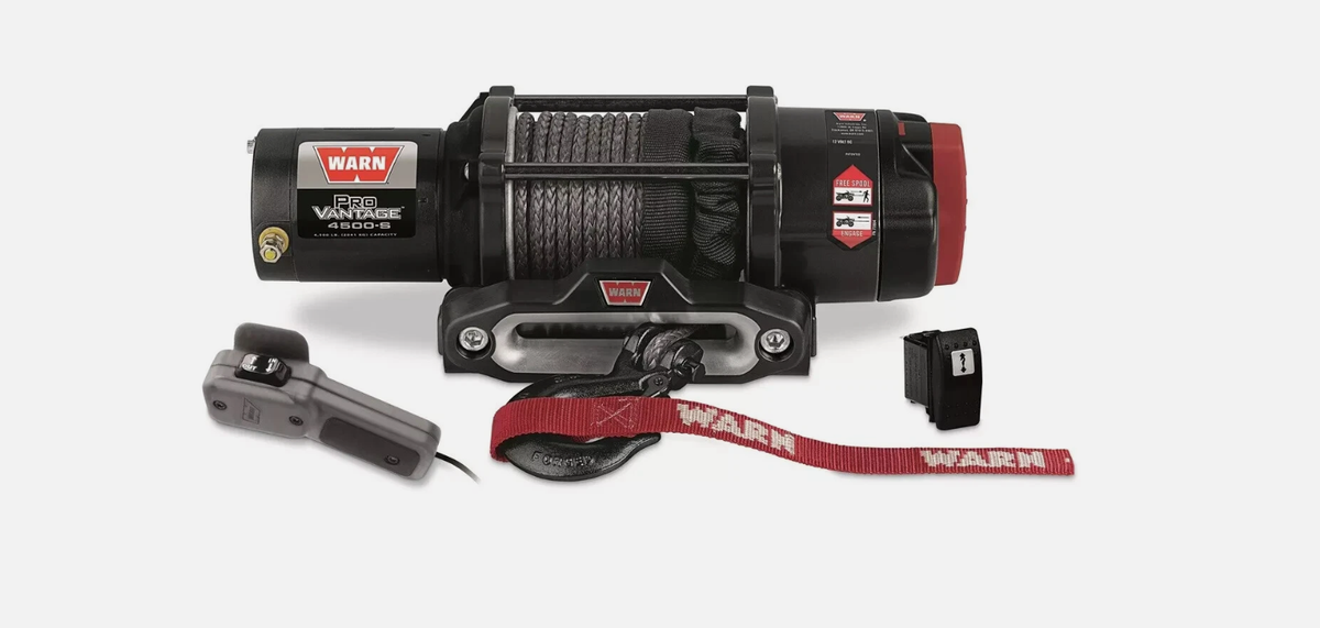 【⑦】 WARN ProVantage 4500-S Winch 4500 lb. [S] Synthetic Rope ATV UTV