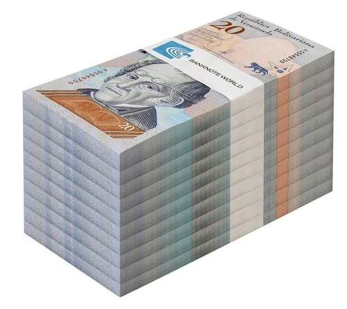Venezuela 20 Bolivar Soberano, 2018, P-104a, UNC X 1000 PCS Brick