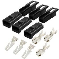 3-Pack 1-PIN Metri-Pack 56 Series 1-Conductor Connector Male and Black