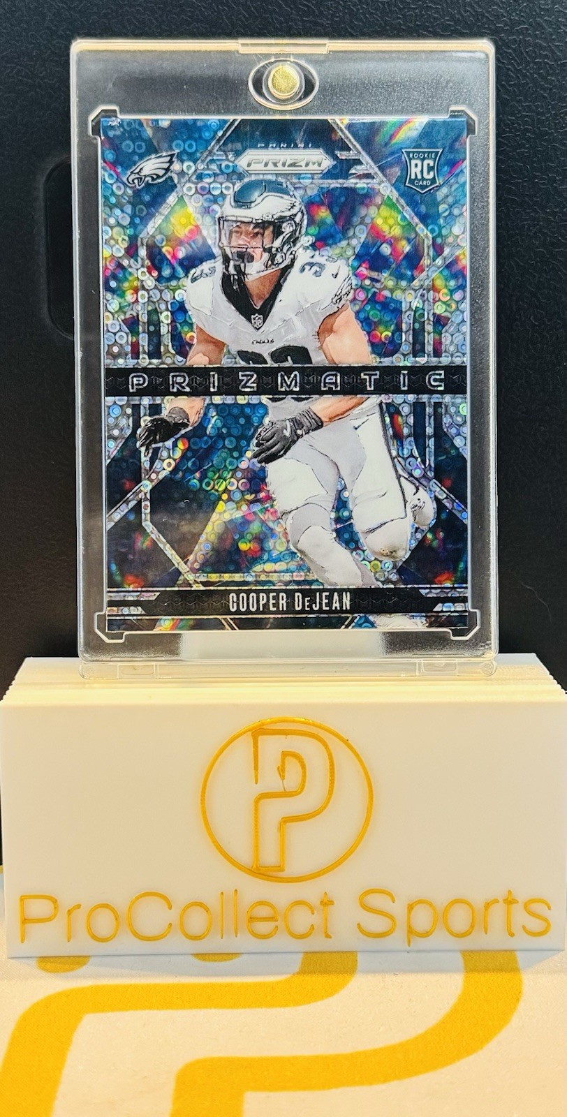 COOPER DEJEAN 2024 Panini Prizm Prizmatic No Huddle DISCO Rookie RC Card #6