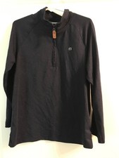 Boys Crown & Ivy kids size 5 blue long sleeve 3/4 zip pullover