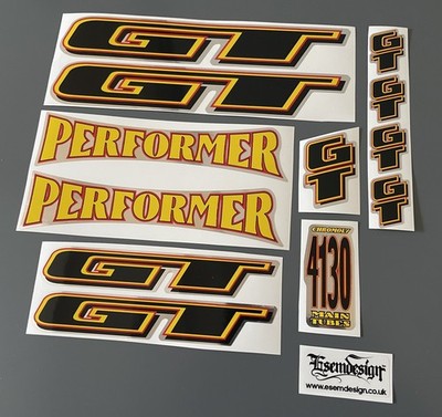 GT Performer 1995 BMX Decal Set