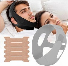 Anti Snoring Chin Strap for Men  Women Adjustable, Breathable Snoring Solution