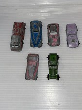 Lot of 6 Tootsie And Metal Toy Cars And Trucks 1960S, 1970'S