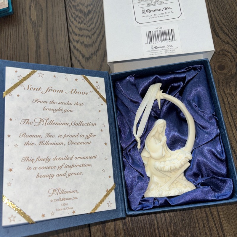 New! Millenium “Sent From Above” Ornament 5” High